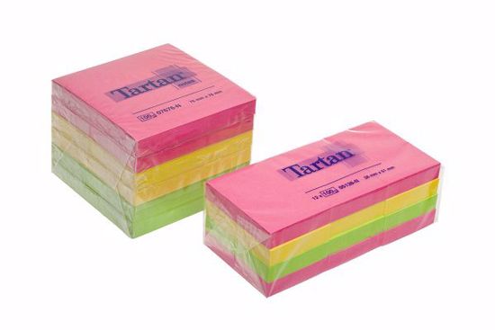 Obrázek Bloček Tartan samolepící duha