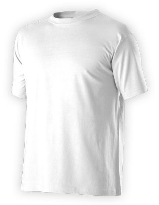 tričko,unisex,bílé,160g