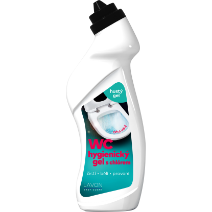 Obrázek LAVON WC hygienický gel s chlórem 750 ml