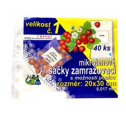 Obrázek Sáček zamražovací  Extra 20 x 30 cm / 40 ks
