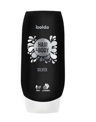 Obrázek Sprchový gel a šampon 2v1 Isolda Silver 500 ml