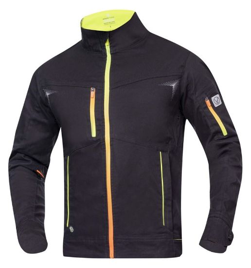 Obrázek Bunda P H6649 černá-neon