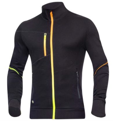 Obrázek Mikina H6670 černá-neon