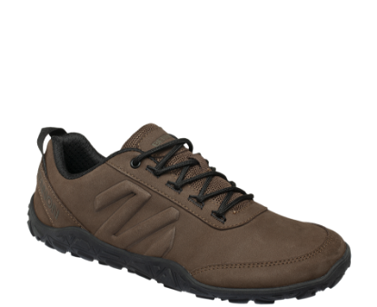 Polobotka Barefoot Leather Black/Brown